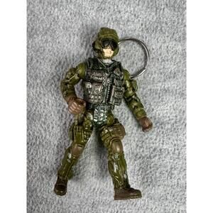 upcycled soldier keychain cryptid tactical toy figure weirdcore charm
